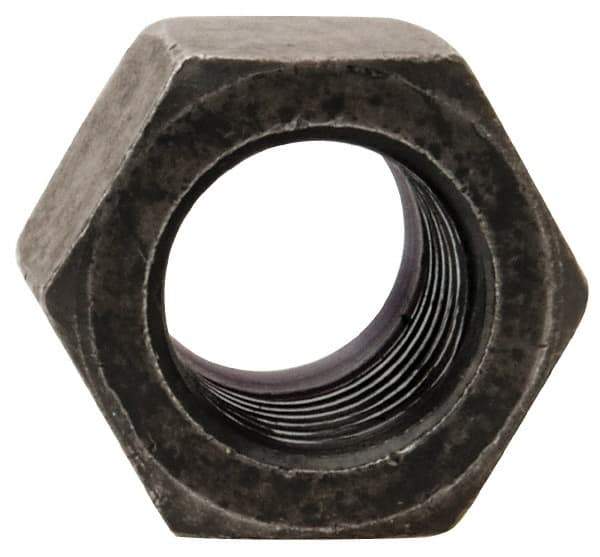 Value Collection - 3/8-24 UNF Grade 8 Hex Lock Nut with Nylon Insert - 9/16" Width Across Flats, 29/64" High, Uncoated - Exact Industrial Supply