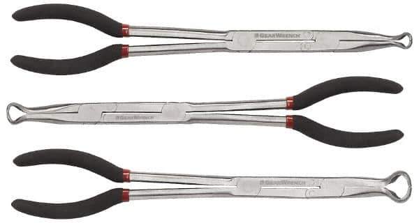 GearWrench - 3 Piece Hose Grip Plier Set - Comes in Tray - Exact Industrial Supply