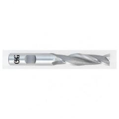 1-1/4 Dia. x 5-1/2 Overall Length 2-Flute Square End HSS-CO SE End Mill-Round Shank-Center Cutting-Uncoated - Exact Industrial Supply