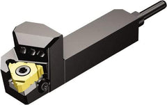 Sandvik Coromant - External Thread, Right Hand Cut, 1/2" Shank Width x 1/2" Shank Height Indexable Threading Toolholder - 2.7559" OAL, 266.RG-16.. Insert Compatibility, QS-266RFA..HP Toolholder, Series CoroThread 266 - Exact Industrial Supply