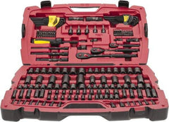 Stanley - 179 Piece Mechanic's Tool Set - Comes in Blow Mold Box - Exact Industrial Supply