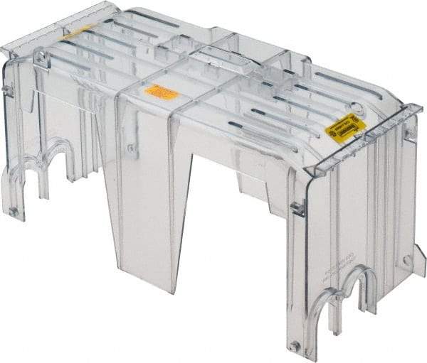 Cooper Bussmann - 1, 2 and 3 Pole Nonindicating Fuse Block Cover - For Use with Class J 600A Modular Fuse Blocks - Exact Industrial Supply