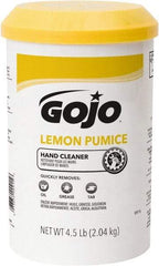 GOJO - 4.5 Lb Dispenser Refill Cream Waterless Hand Cleaner - White, Lemon Scent - Exact Industrial Supply