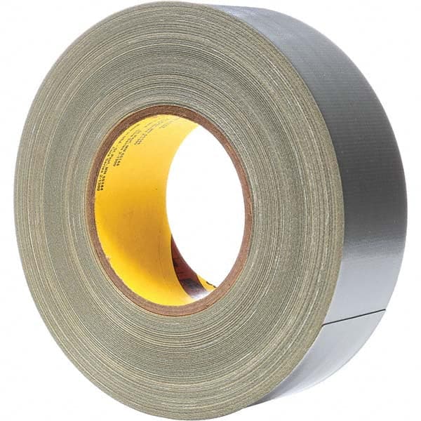 3M - 60 Yd x 2" x 11.7 mil Silver Polyethylene Cloth Duct Tape - Exact Industrial Supply