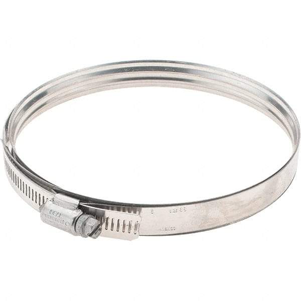 IDEAL TRIDON - SAE Size 88, 97 to 148mm Diam, Stainless Steel 360° Worm Drive Clamp - Exact Industrial Supply
