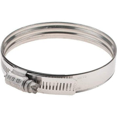 IDEAL TRIDON - SAE Size 60, 68 to 103mm Diam, Stainless Steel 360° Worm Drive Clamp - Exact Industrial Supply