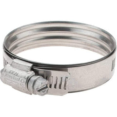 IDEAL TRIDON - SAE Size 36, 43 to 65mm Diam, Stainless Steel 360° Worm Drive Clamp - Exact Industrial Supply