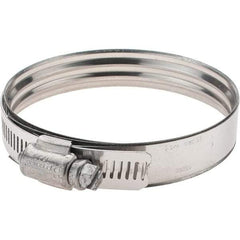 IDEAL TRIDON - SAE Size 52, 60 to 91mm Diam, Stainless Steel 360° Worm Drive Clamp - Exact Industrial Supply