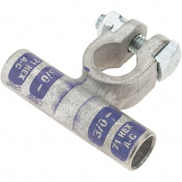 Thomas & Betts - 3/0 AWG, Tin Plated Copper Battery Connector - Purple - Exact Industrial Supply