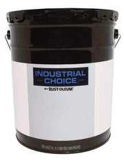 Rust-Oleum - 5 Gal Masstone Semi Gloss Finish Acrylic Enamel Paint - Interior/Exterior, Direct to Metal, <250 gL VOC Compliance - Exact Industrial Supply