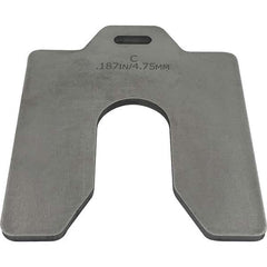 Maudlin Products - Metal Shim Stock Type: Slotted Shim Material: Stainless Steel - Exact Industrial Supply