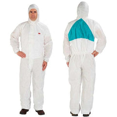 3M - Disposable & Chemical Resistant Coveralls Garment Style: Coveralls Garment Type: General Purpose - Exact Industrial Supply