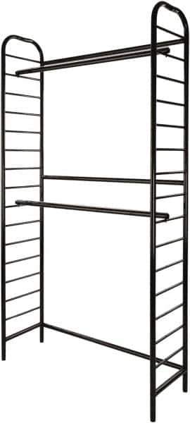 ECONOCO - 16" Wide, 88 High, Open Shelving Accessory/Component - Steel, Semi-Gloss Finish, 48" Long, Use with Ladder System - Exact Industrial Supply