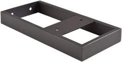 ECONOCO - Black Matte Finish Anchor Bracket - 12-3/4" Long, 6" Wide - Exact Industrial Supply