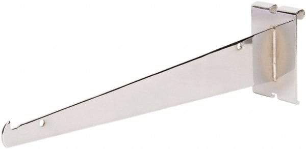 ECONOCO - Chrome Coated Shelf Bracket - 12" Long - Exact Industrial Supply