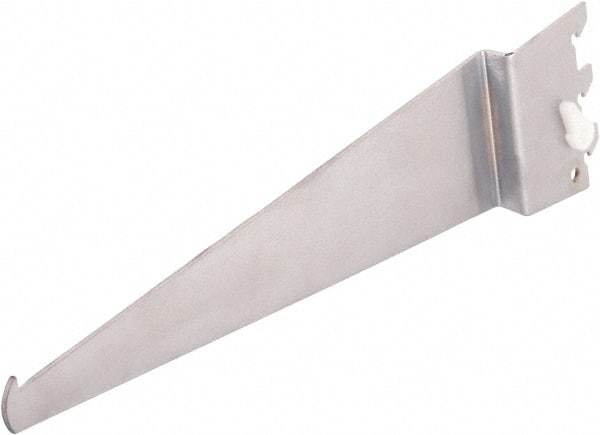 ECONOCO - Satin Chrome Coated Offset Bracket - 12" Long - Exact Industrial Supply