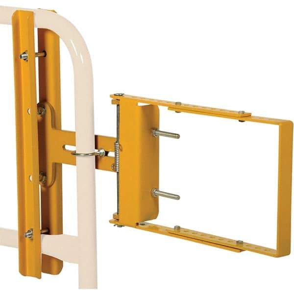 Vestil - Steel Self Closing Rail Safety Gate - Fits 16 to 26" Clear Opening, 12" Door Height, - Exact Industrial Supply