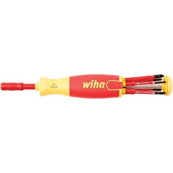 Wiha - Multi-Bit Screwdriver - Phillips & Torx Tip - Exact Industrial Supply