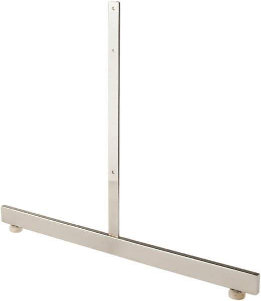 ECONOCO - 19-1/2 High, Open Shelving Accessory/Component - Steel, Chrome Finish, 24" Long, Use with Grid Panels - Exact Industrial Supply