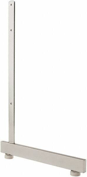 ECONOCO - 19-1/2 High, Open Shelving Accessory/Component - Steel, Chrome Finish, 12-3/4" Long, Use with Grid Panels - Exact Industrial Supply