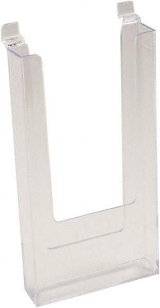 ECONOCO - 4-1/2" Wide x 1" Deep x 9" High, 1 Compartment, Acrylic Literature Holder - Clear, 4-7/16" Compartment Width x 13/16" Compartment Depth x 8-1/4" Compartment Height - Exact Industrial Supply