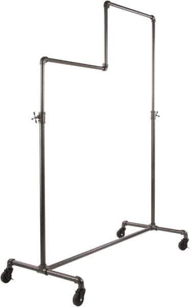 ECONOCO - Gray Double Tier Ballet Display Rack - 49-5/8" Wide x 78" High x 23-1/4" Deep - Exact Industrial Supply