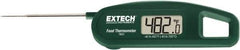 Extech - Digital & Glass Pocket Thermometers Type: Pocket Digital Thermometers Minimum Temperature (C): -40 - Exact Industrial Supply