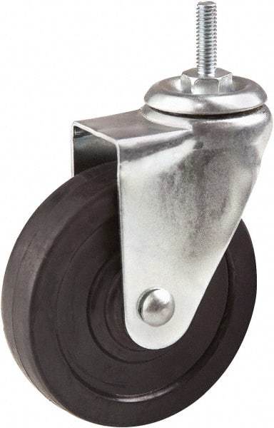 ECONOCO - 4" Diam Stem Mount Caster Body Only - Plastic, 150 Lb Capacity, 5/16 x 1" Threaded Stem - Exact Industrial Supply