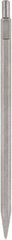 DeWALT - 21/32" Head Width, 18" OAL, 3/4" Shank Diam, Point Chisel - Spline Drive, Spline Shank, Steel - Exact Industrial Supply