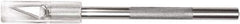 Westcott - Steel Hobby Knife with 5 Blades - #11 Classic Fine Point Blade, 0.196" Blade Length, 1" Blade Length, Plastic Handle - Exact Industrial Supply