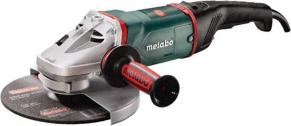 Metabo - 9" Wheel Diam, 6,600 RPM, Corded Angle & Disc Grinder - 5/8-11 Spindle - Exact Industrial Supply