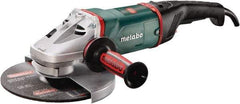 Metabo - 9" Wheel Diam, 6,600 RPM, Corded Angle & Disc Grinder - 5/8-11 Spindle - Exact Industrial Supply