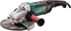 Metabo - 9" Wheel Diam, 6,600 RPM, Corded Angle & Disc Grinder - 5/8-11 Spindle - Exact Industrial Supply