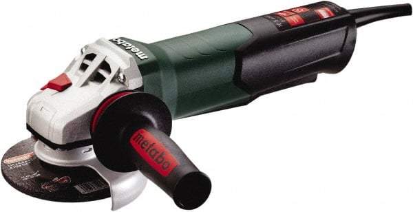Metabo - 6" Wheel Diam, 9,600 RPM, Corded Angle & Disc Grinder - 5/8-11 Spindle, 120 Volts, 10.5 Amps - Exact Industrial Supply