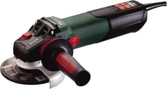 Metabo - 5" Wheel Diam, 2,000 to 7,600 RPM, Corded Angle & Disc Grinder - 5/8-11 Spindle, 120 Volts, 13.5 Amps - Exact Industrial Supply