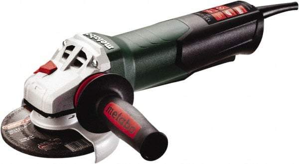 Metabo - 5" Wheel Diam, 11,000 RPM, Corded Angle & Disc Grinder - 5/8-11 Spindle, 120 Volts, 13.5 Amps - Exact Industrial Supply