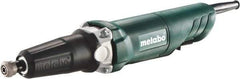 Metabo - 1/4 Inch Collet, 25,000 RPM, Straight, Electric Die Grinder - 120 Volt, 3.5 Amp - Exact Industrial Supply