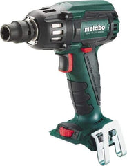 Metabo - 1/2" Drive 18 Volt Pistol Grip Cordless Impact Wrench & Ratchet - 2,150 RPM, 295 Ft/Lb Torque, Lithium-Ion Batteries Not Included - Exact Industrial Supply