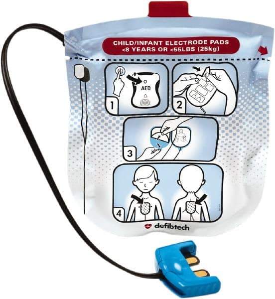 Defibtech - Pediatric CPR Pad - Compatible With Lifeline VIEW AED - Exact Industrial Supply