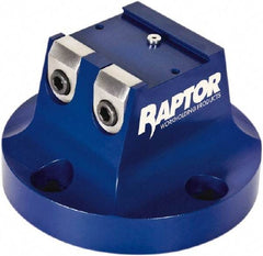 Raptor Workholding - 1-1/2" Jaw Width, 3" High Dovetail Vise - For Use with 4 & 5 Axis Workholding Systems - Exact Industrial Supply