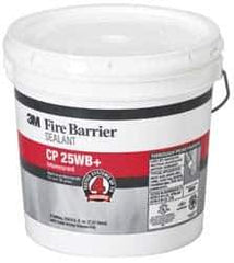 3M - 2 Gal Pail Red Acrylic & Latex Joint Sealant - -20 to 180°F Operating Temp, 10 min Tack Free Dry Time, Series CP 25WB - Exact Industrial Supply