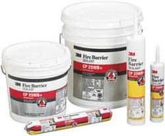 3M - 5 Gal Pail Red Acrylic & Latex Joint Sealant - -20 to 180°F Operating Temp, 10 min Tack Free Dry Time, Series CP 25WB - Exact Industrial Supply