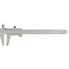 ‎Vernier Caliper - 0-6 / 0-150 mm Measuring Range - (0.001 / 0.02 mm Graduation) - Exact Industrial Supply