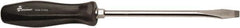 Ability One - Standard Slotted Screwdriver - Round Shank, Ergonomic Handle - Exact Industrial Supply
