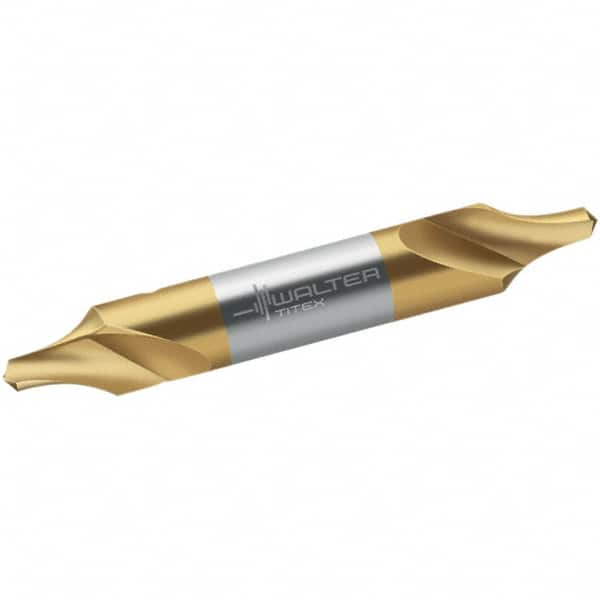 Walter-Titex - Metric Radius Cut 60° Incl Angle High Speed Steel Combo Drill & Countersink - Exact Industrial Supply