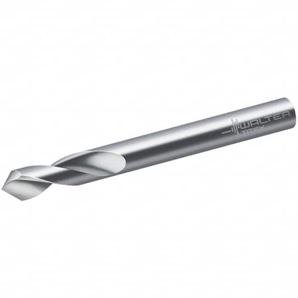 Walter-Titex - 8mm Body Diam, 90°, 79mm OAL, High Speed Steel Spotting Drill - Exact Industrial Supply