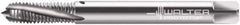 Walter-Prototyp - M8x1.00 Metric Fine 3 Flute 6HX Modified Bottoming Spiral Flute Tap - Powdered Metal, Bright Finish, 90mm OAL, Right Hand Flute, Right Hand Thread, Series 214101 - Exact Industrial Supply