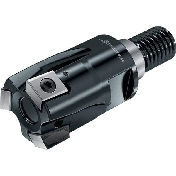 Walter - 50mm Cut Diam, 12mm Max Depth of Cut, Indexable Square Shoulder End Mill - Multiple Insert Styles, T45 Modular Connection, 90° Lead Angle, Through Coolant - Exact Industrial Supply