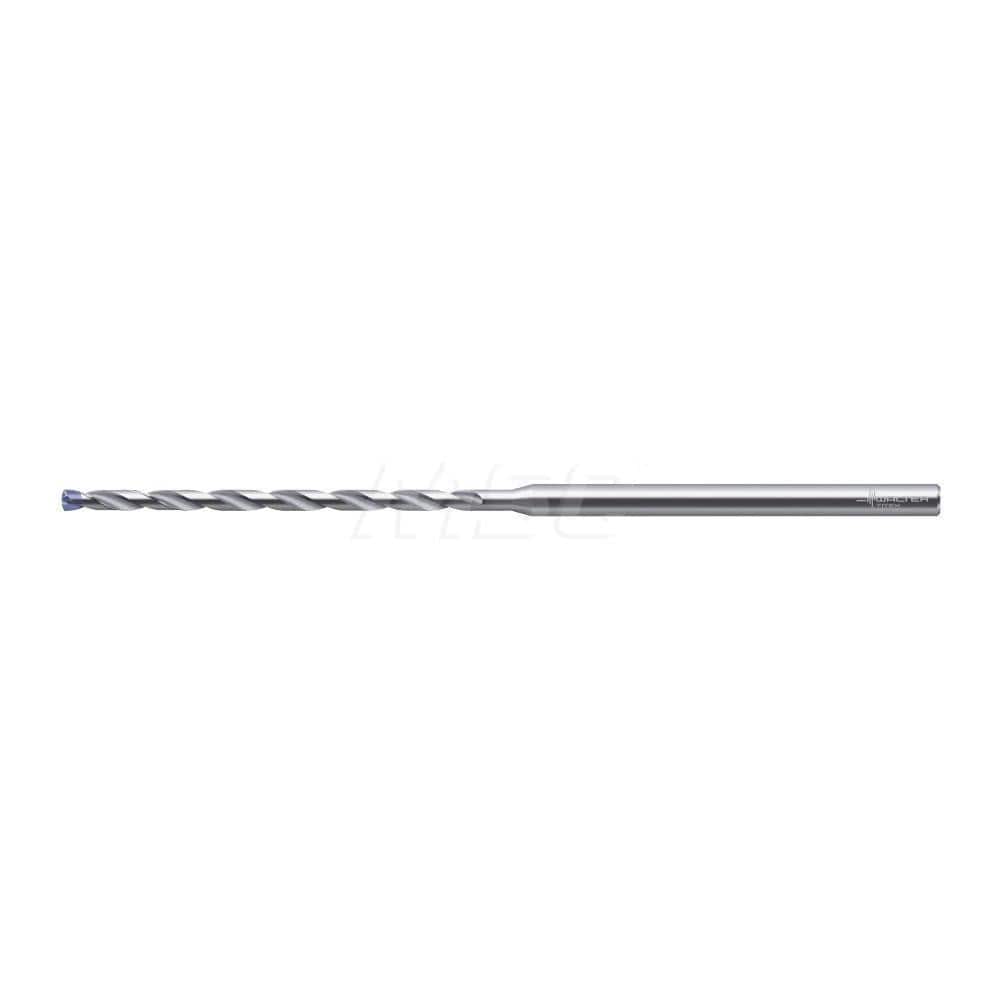 Micro Drill Bit: 0.0787″ Dia, 140 °, Solid Carbide AlTiN Finish, RH Cut, Spiral Flute, Straight-Cylindrical Shank, Series A6689AMP