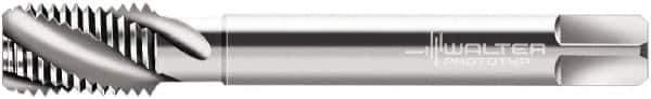 Walter-Prototyp - M12x1.75 Metric 3 Flute 6H Modified Bottoming Spiral Flute Tap - Cobalt, Bright Finish, 110mm OAL, Right Hand Flute, Right Hand Thread, Series N20566 - Exact Industrial Supply